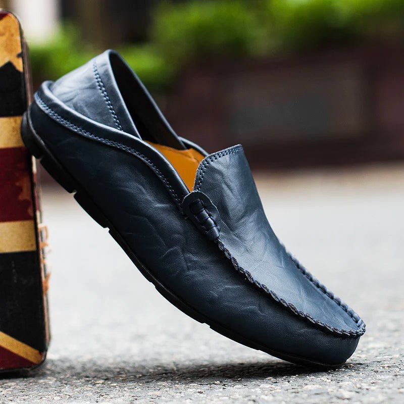 Jack Washington Rome Leather Loafers - Infinityloyal