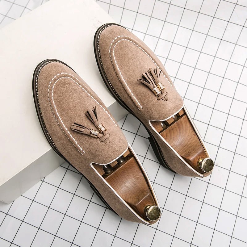 Jack Washington Sovereign Suede Loafers - Infinityloyal