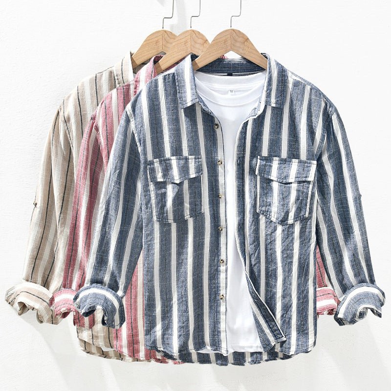 Jack Washington Striped Cotton Shirt - Infinityloyal