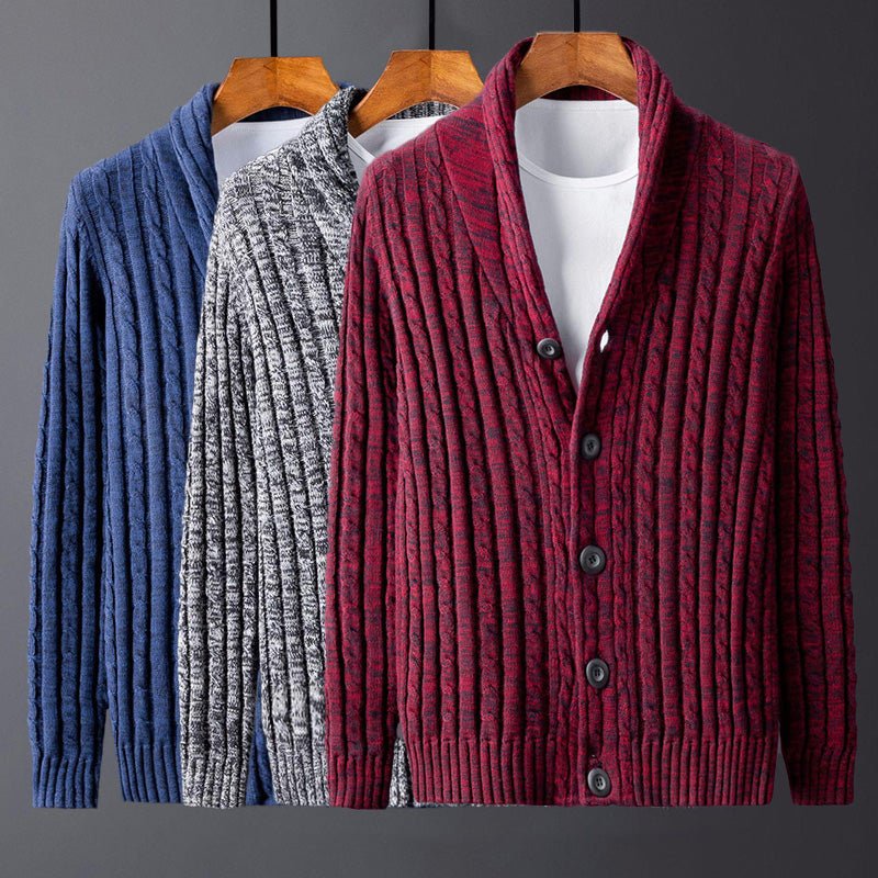 Jack Washington Striped Knitted Cardigan - Infinityloyal