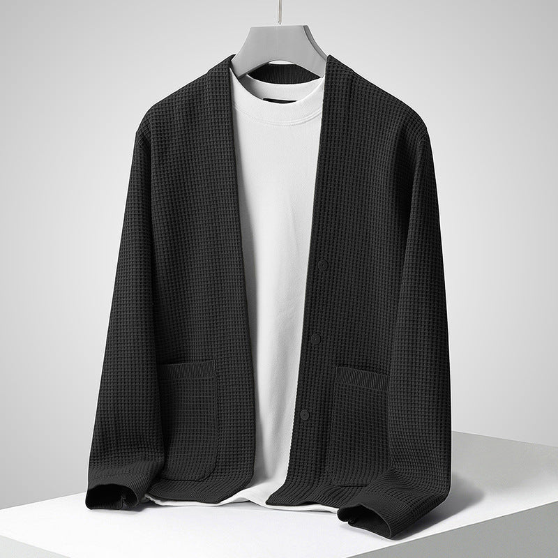 James Scott Brussels Texture Cardigan - Infinityloyal