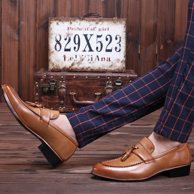 James Scott Classy Tassel Loafers - Infinityloyal