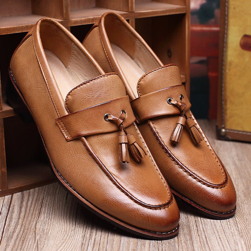 James Scott Classy Tassel Loafers - Infinityloyal