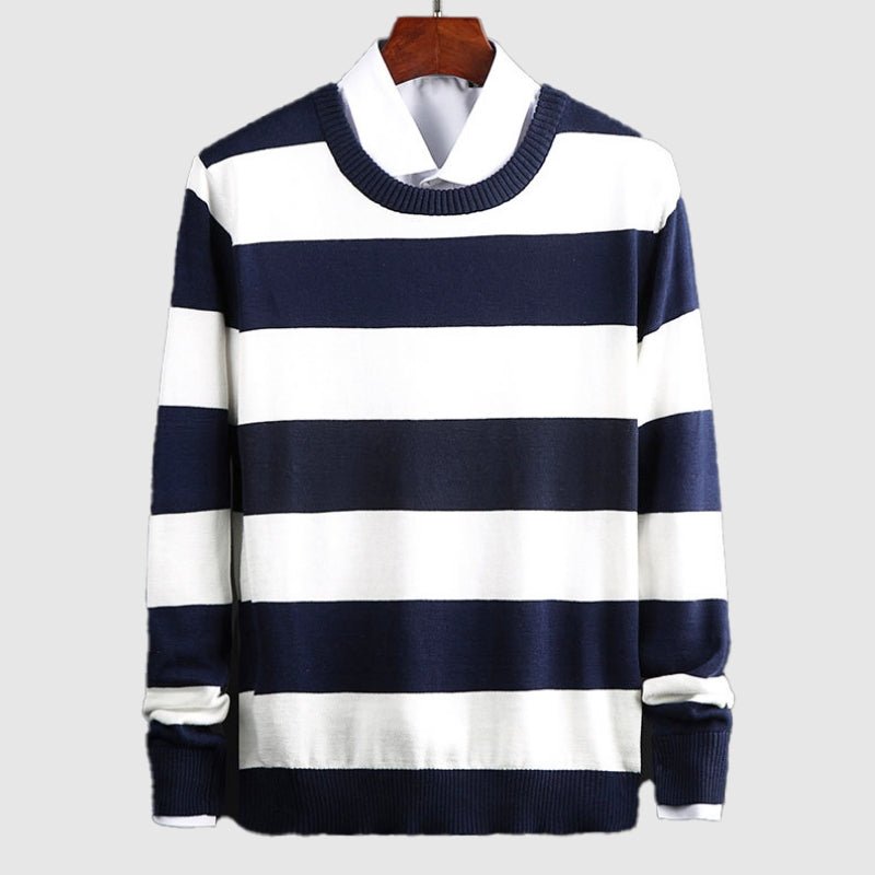 James Scott Essential Striped Sweater - Infinityloyal