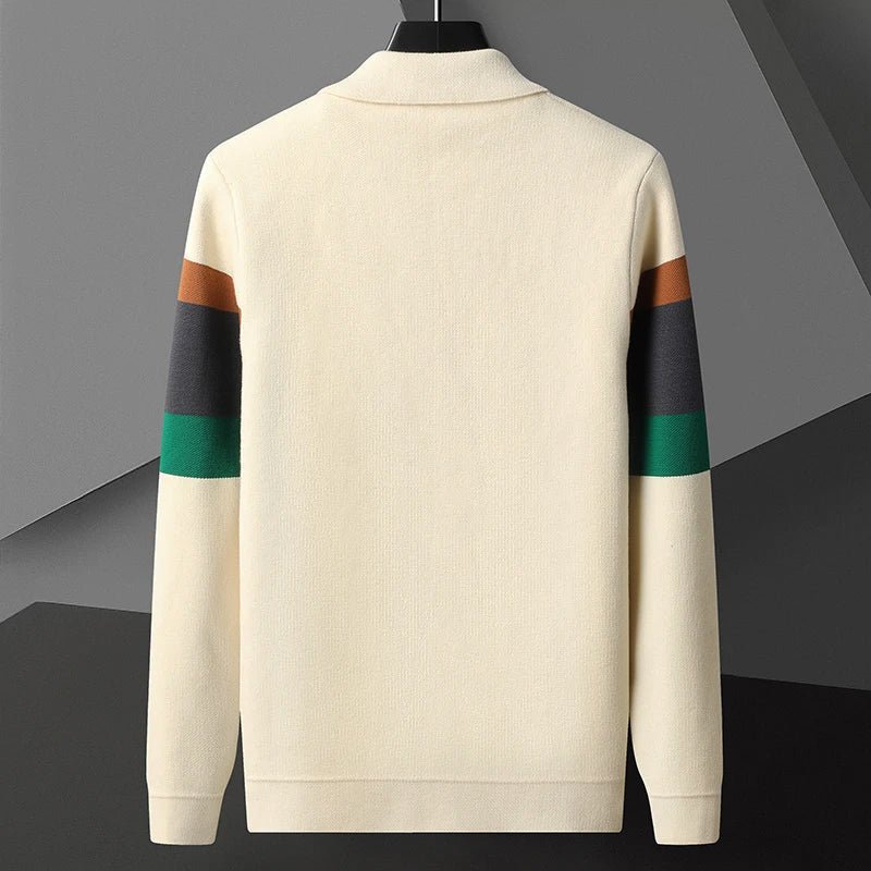 James Scott Jacquard Knitted Cardigan - Infinityloyal