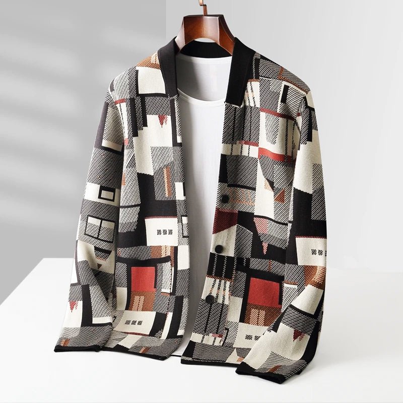 James Scott Mosaic Metropolis Cardigan - Infinityloyal