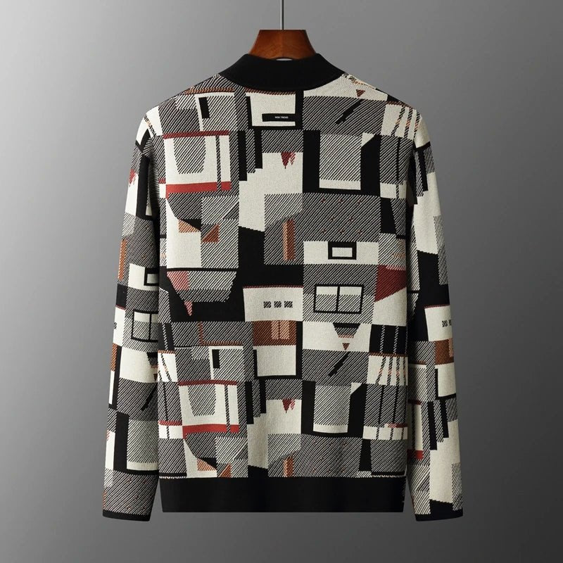 James Scott Mosaic Metropolis Cardigan - Infinityloyal