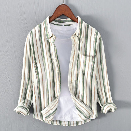 James Scott Striped Summer Shirt - Infinityloyal