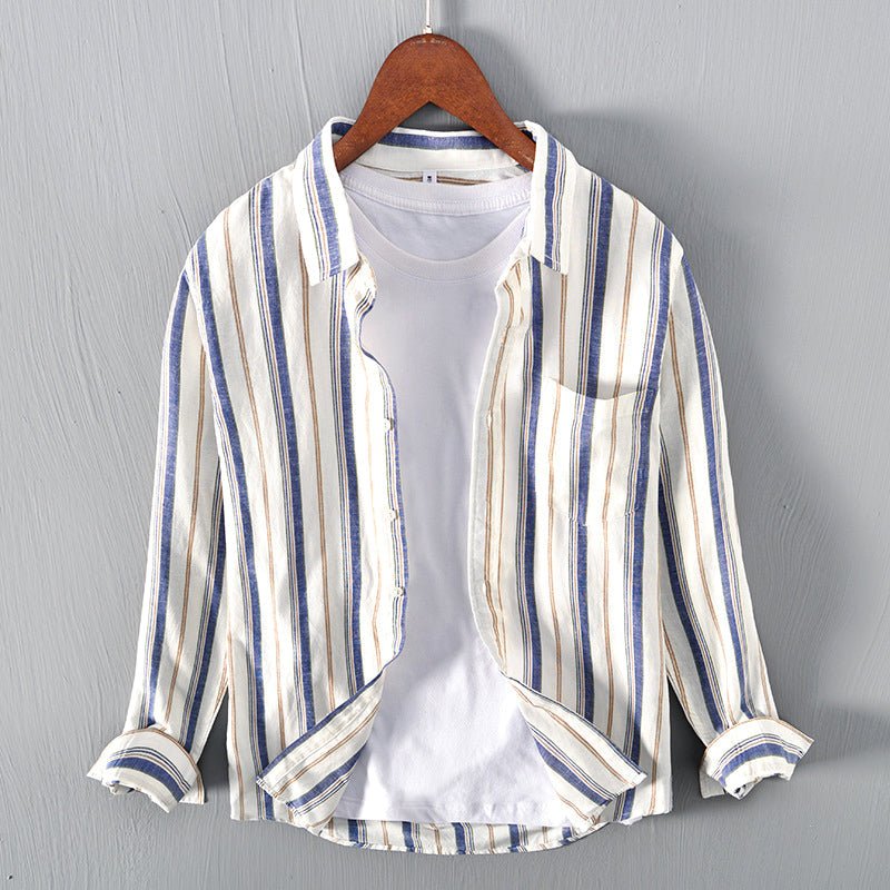 James Scott Striped Summer Shirt - Infinityloyal