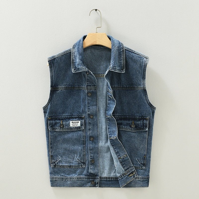 James Scott Timeless Denim Vest - Infinityloyal