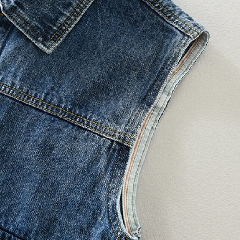 James Scott Timeless Denim Vest - Infinityloyal