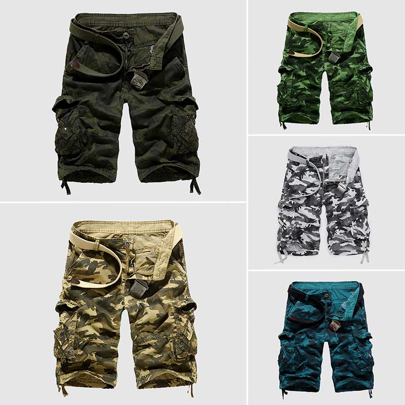 Lincoln Camouflage Cargo Shorts - Infinityloyal