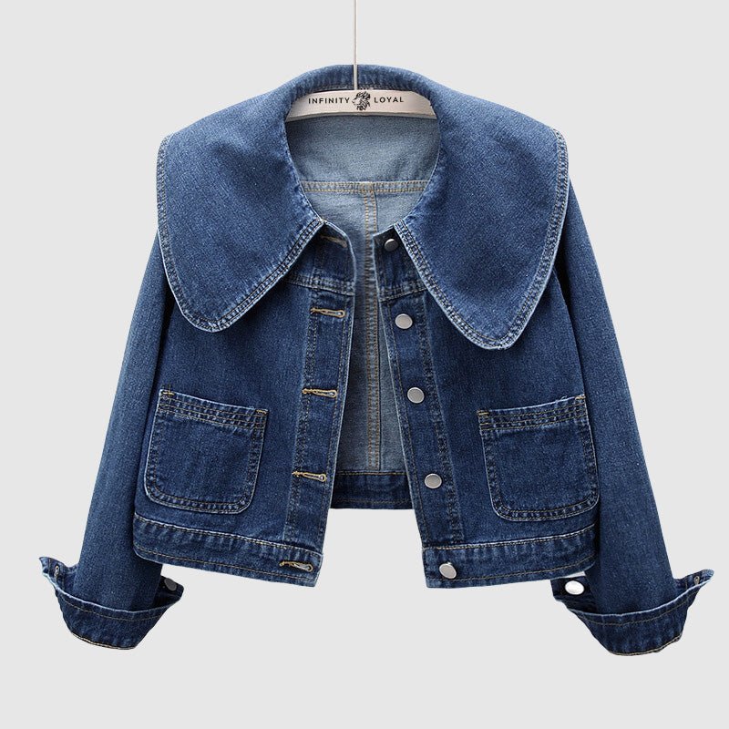 Lisa Maria Stylish Denim Jacket - Infinityloyal