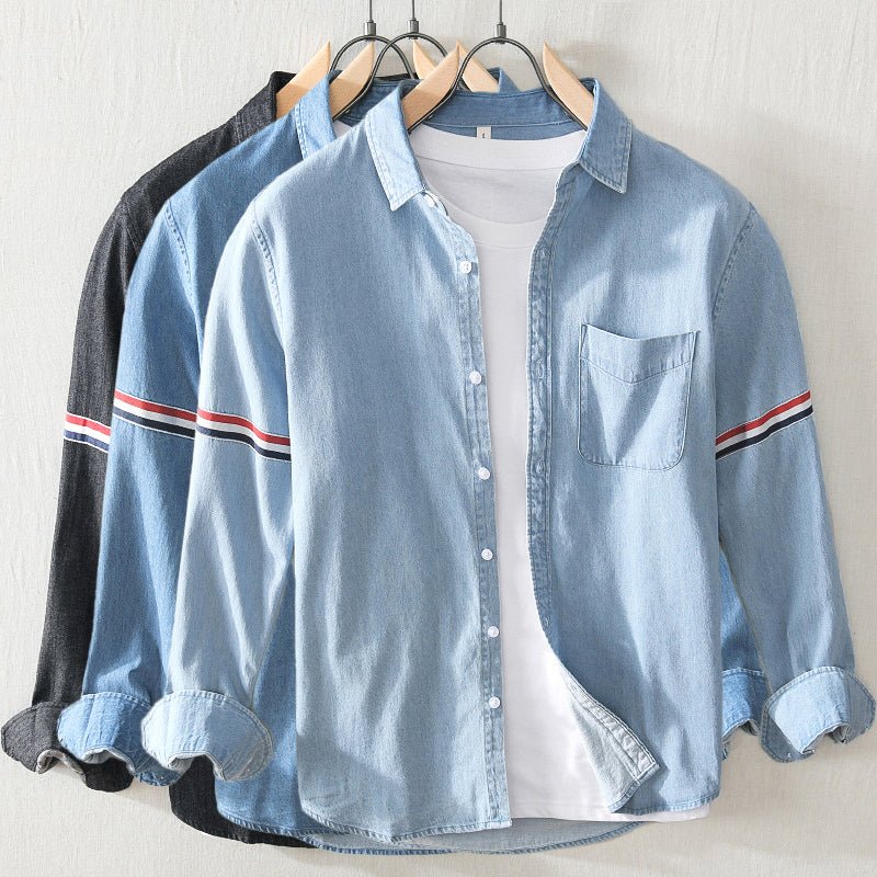 Lobus Minimal Spring Denim Shirt - Infinityloyal
