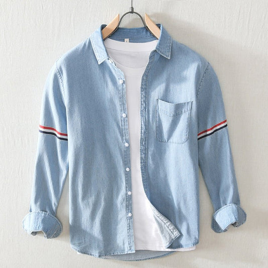 Lobus Minimal Spring Denim Shirt - Infinityloyal
