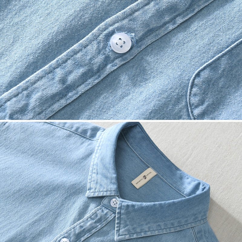 Lobus Minimal Spring Denim Shirt - Infinityloyal