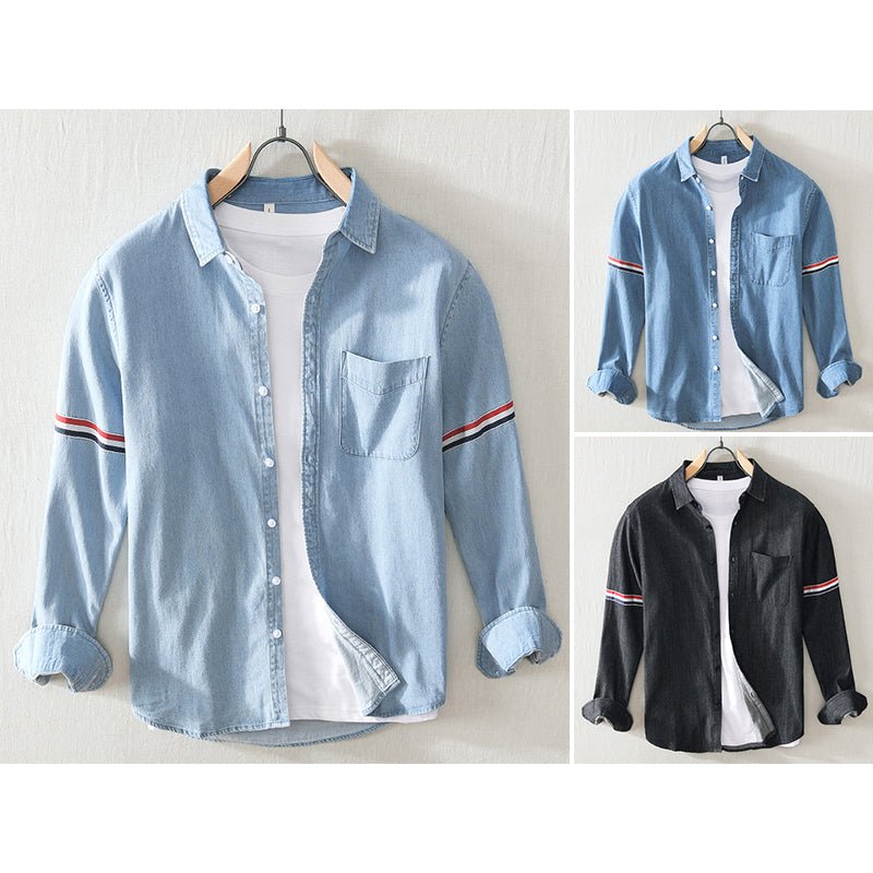Lobus Minimal Spring Denim Shirt - Infinityloyal