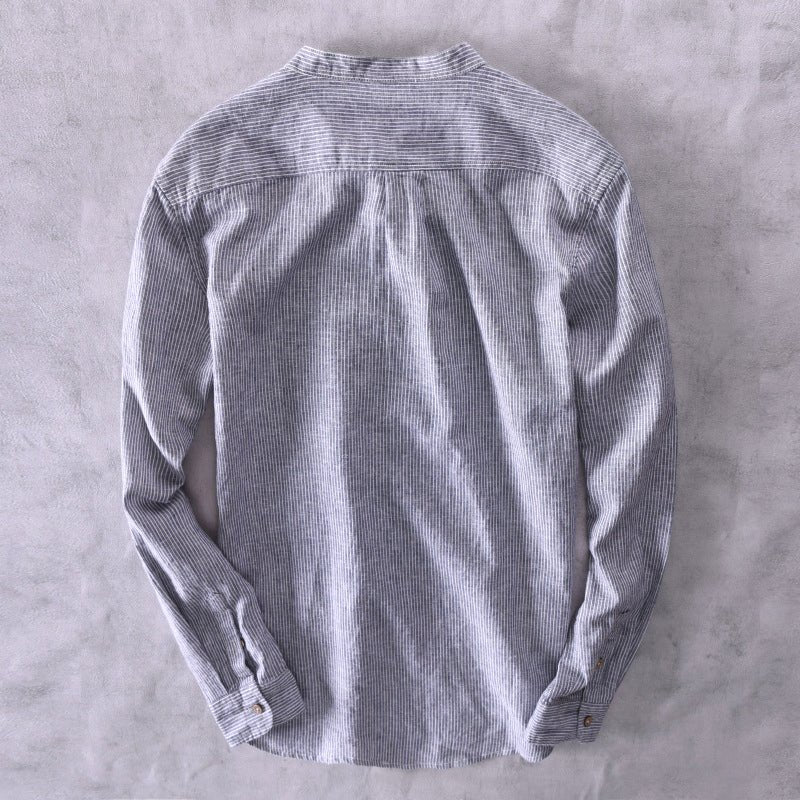 Malaga Long - Sleeve Linen Shirt - Infinityloyal
