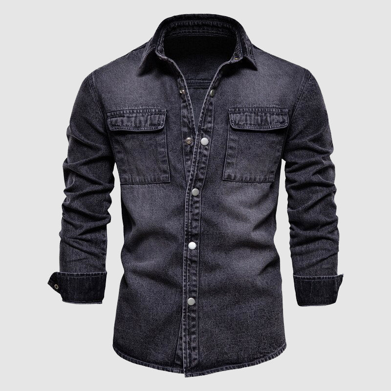 New York Denim Shirt - Infinityloyal