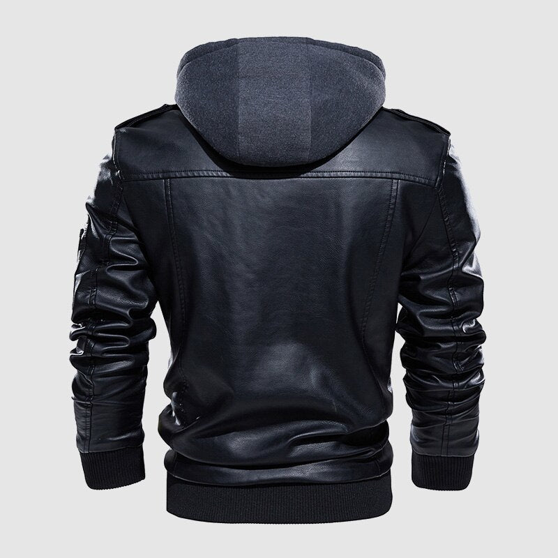 Shadow Leather Jacket - Infinityloyal