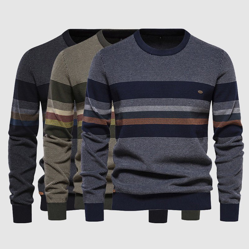 Skyline Casual Striped Sweater - Infinityloyal
