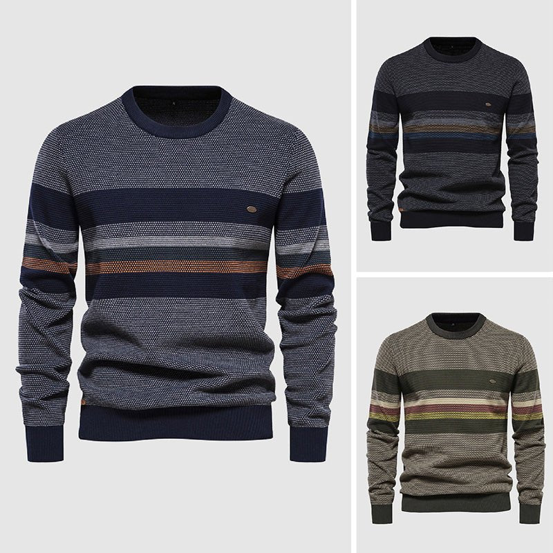 Skyline Casual Striped Sweater - Infinityloyal