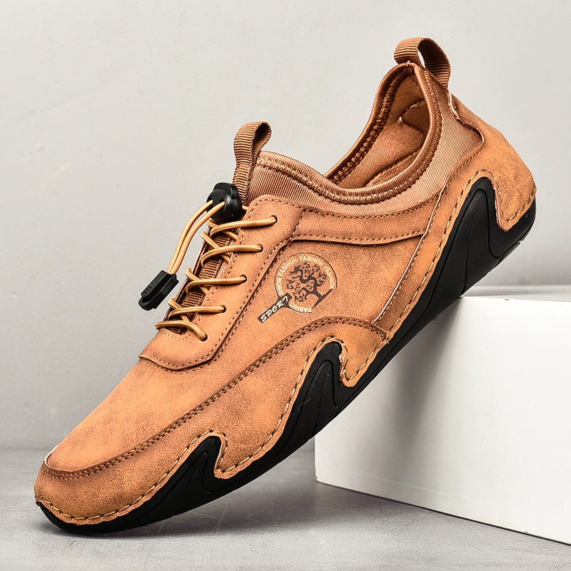 The Wave Leather Spring Shoes - Infinityloyal