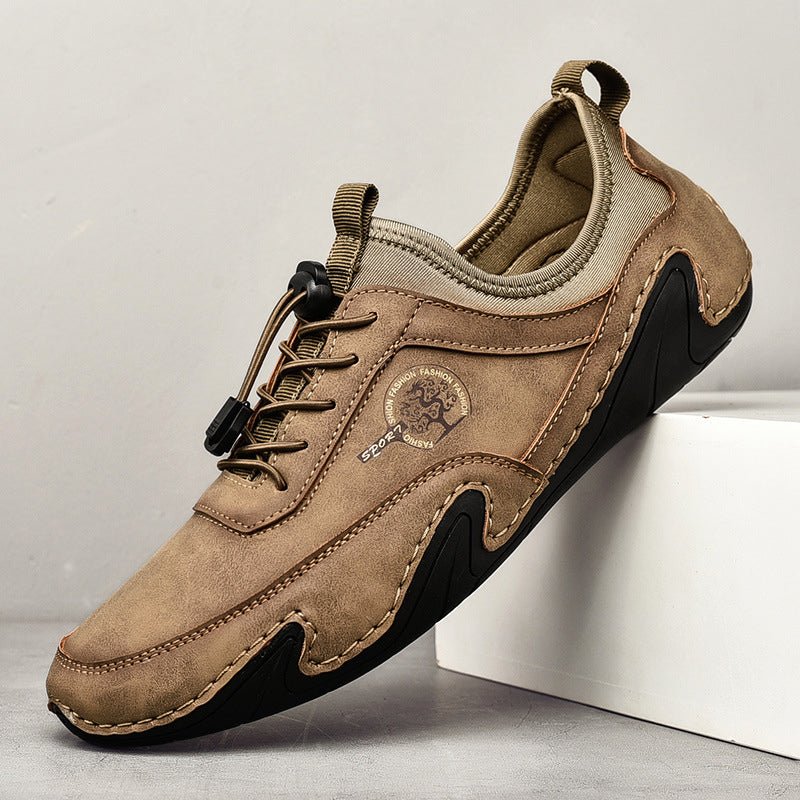 The Wave Leather Spring Shoes - Infinityloyal