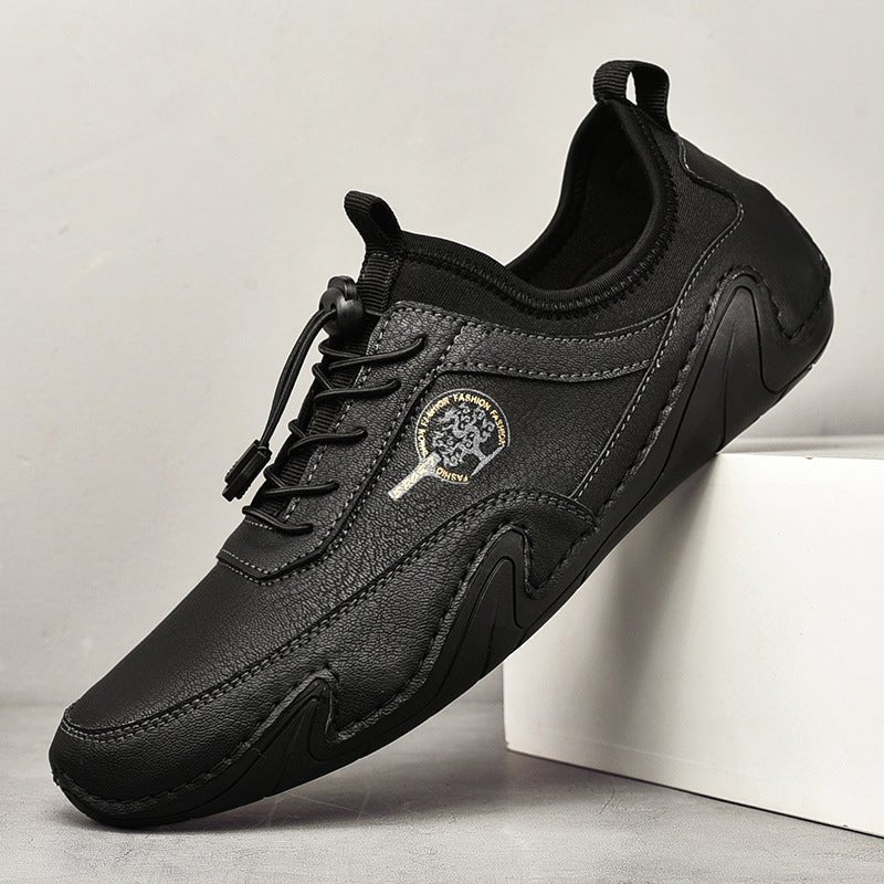 The Wave Leather Spring Shoes - Infinityloyal