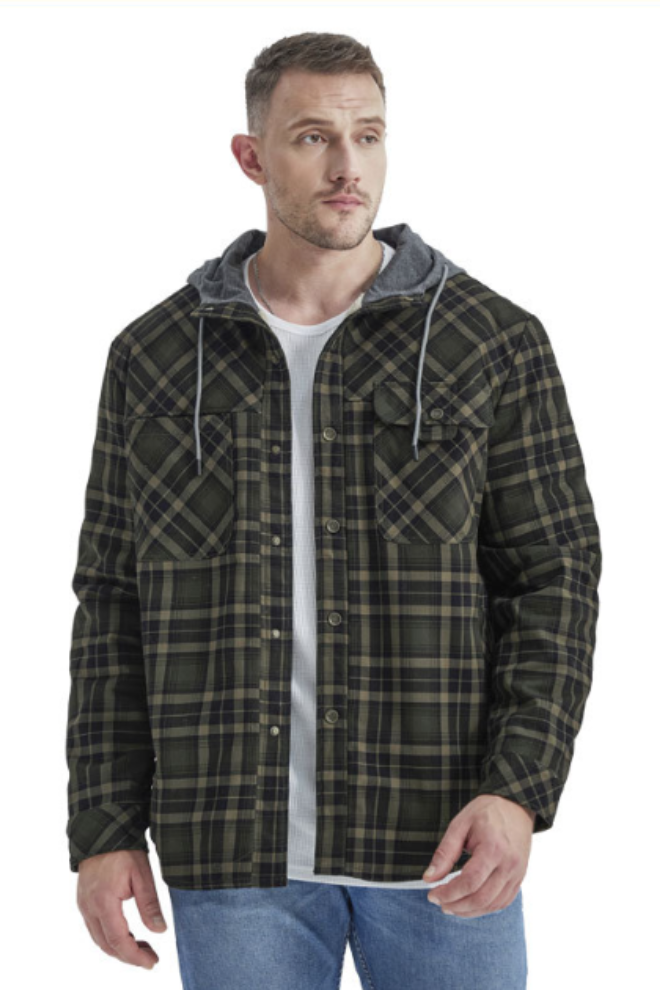 Jack Washington Hooded Lumber Jacket