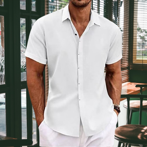 Jack Washington Short-Sleeved Cotton Shirt