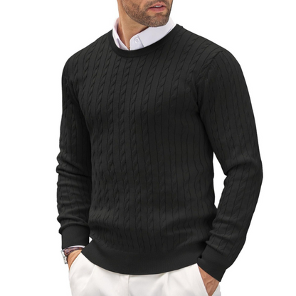 James Scott Twisted Knitted Sweater