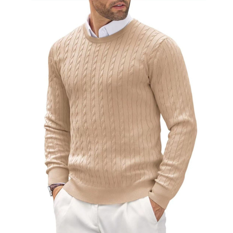 James Scott Twisted Knitted Sweater