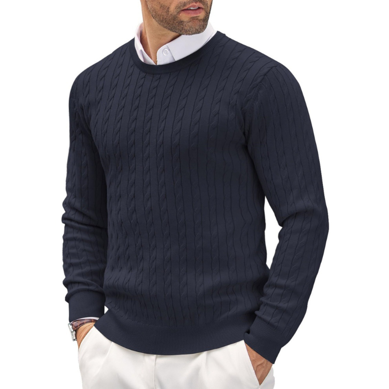 James Scott Twisted Knitted Sweater