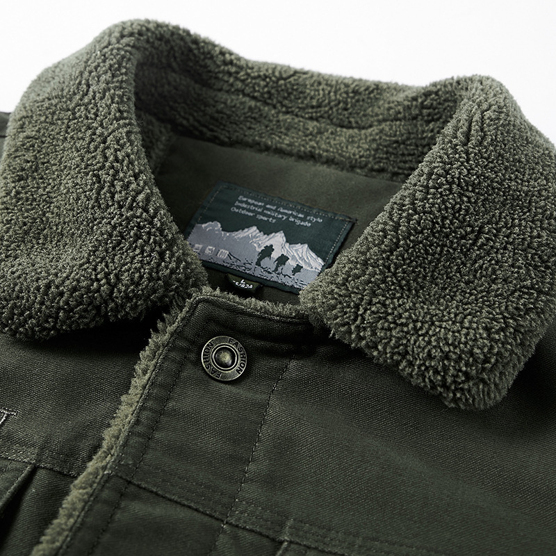 Jack Washington Multi-pockets Sherpa Jacket