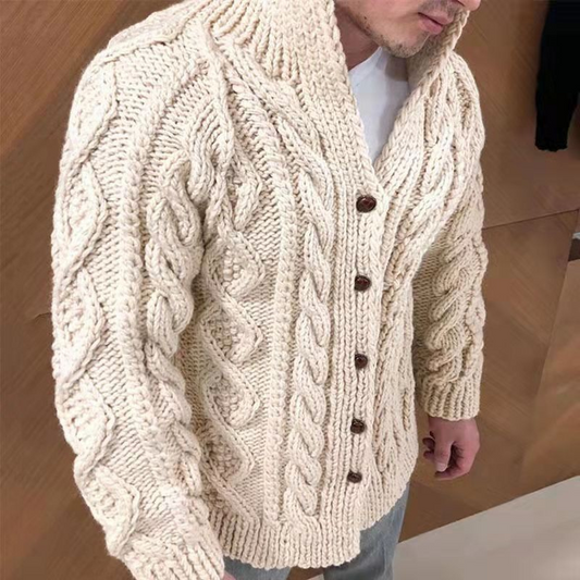 Jack Washington Jacquard Knit Cardigan