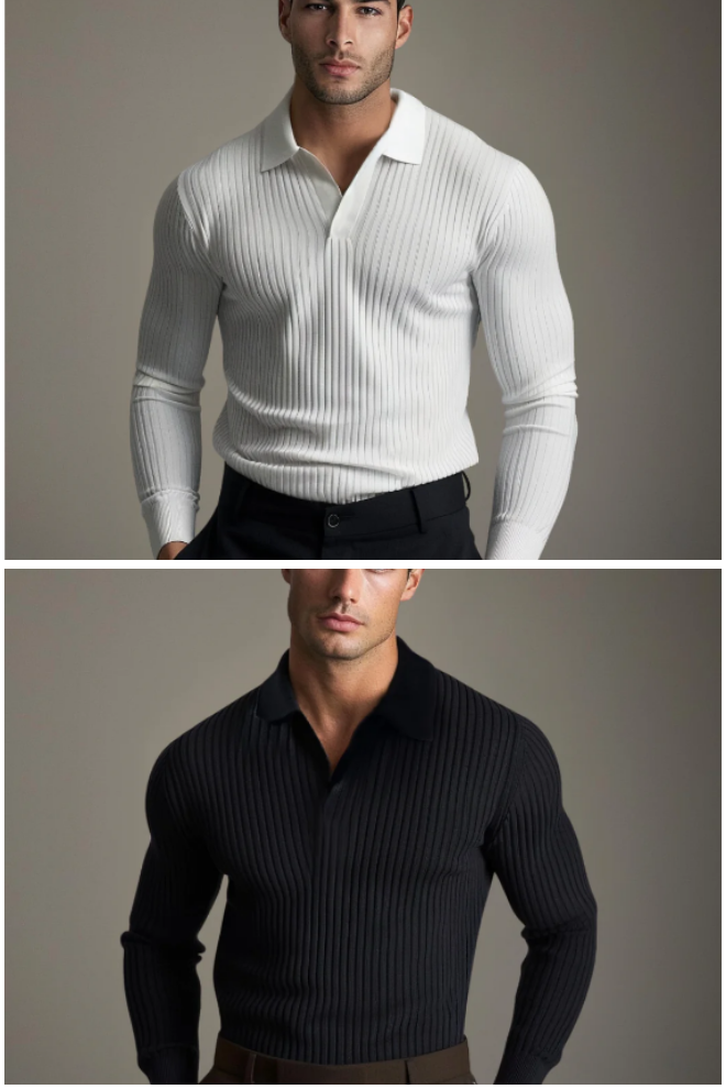 Frank Hardy Knitted Collar Shirt