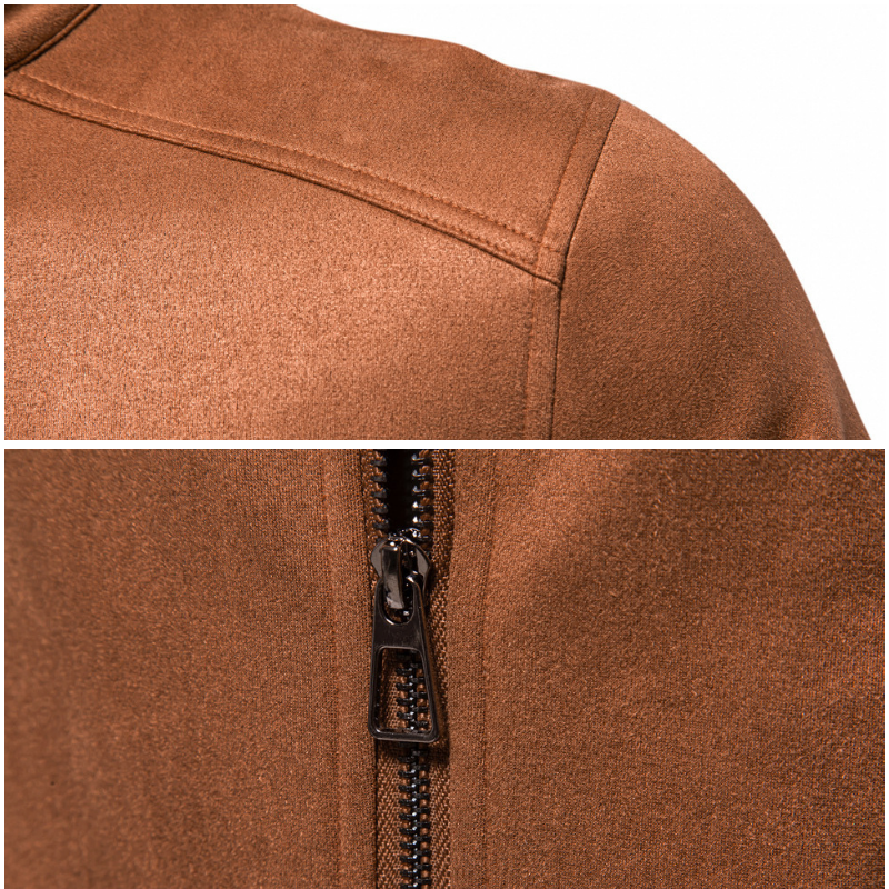 James Scott Suede Leather Jacket