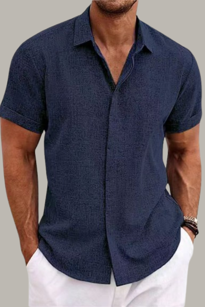 Jack Washington Short-Sleeved Cotton Shirt