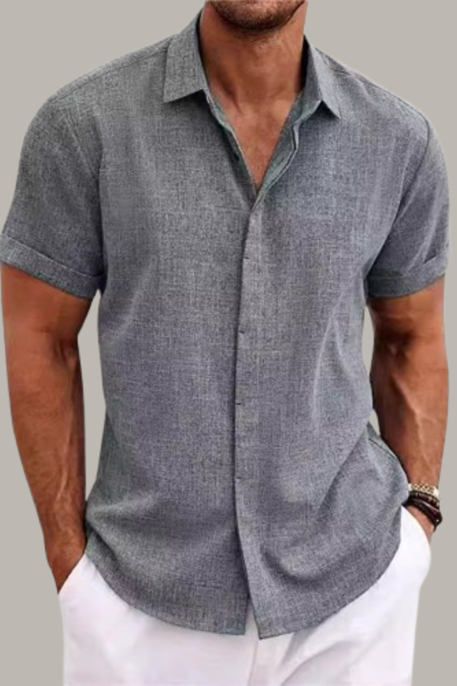 Jack Washington Short-Sleeved Cotton Shirt