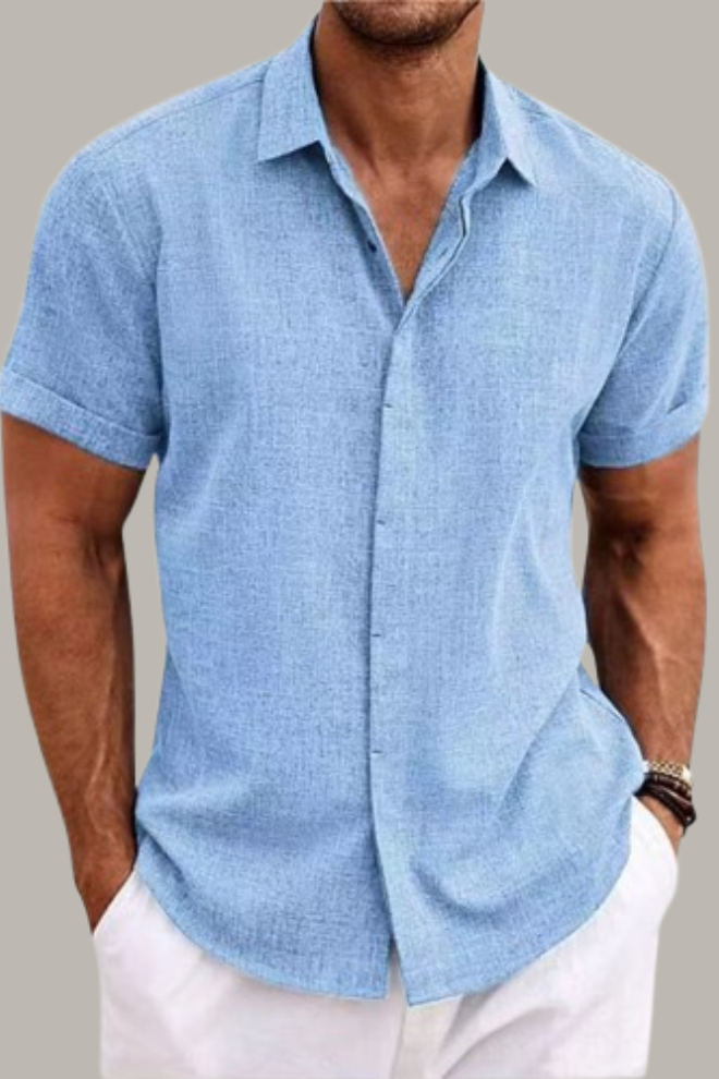 Jack Washington Short-Sleeved Cotton Shirt