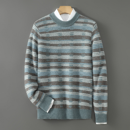 Franco Bianchi Striped Wool Sweater