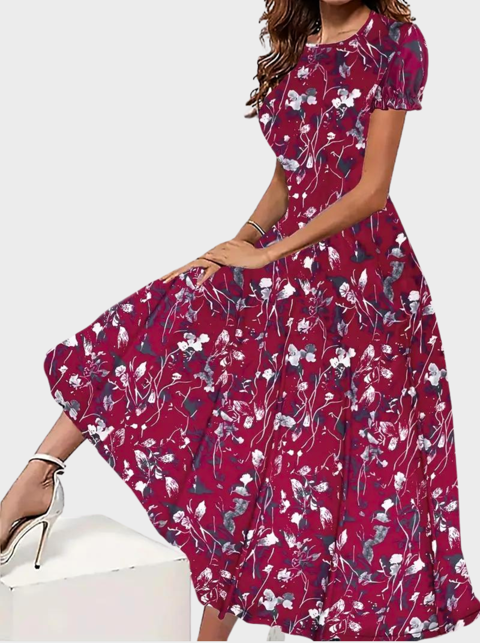 Amelie Fleur Floral Print Dress