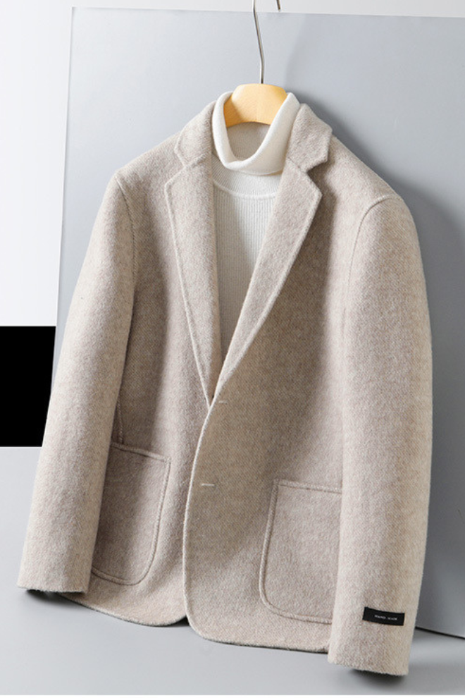 Franco Bianchi Double-Sided Wool Coat