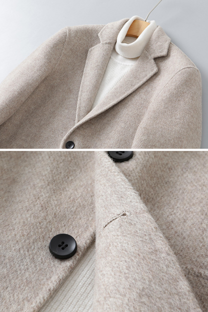 Franco Bianchi Double-Sided Wool Coat