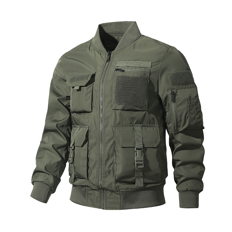 Jack Washington Multi-pocket Bomber Jacket