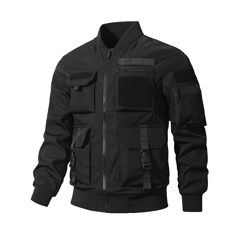 Jack Washington Multi-pocket Bomber Jacket