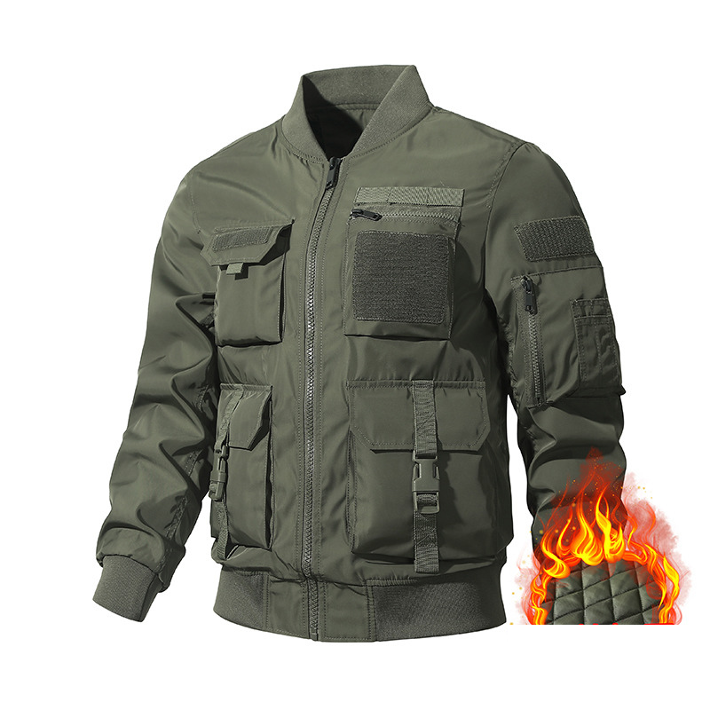 Jack Washington Multi-pocket Bomber Jacket