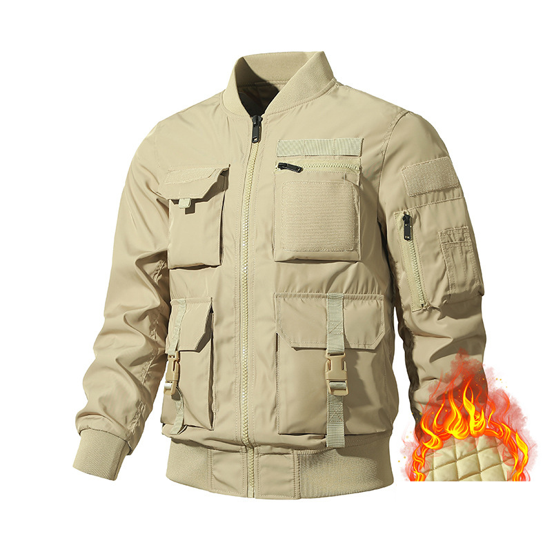 Jack Washington Multi-pocket Bomber Jacket