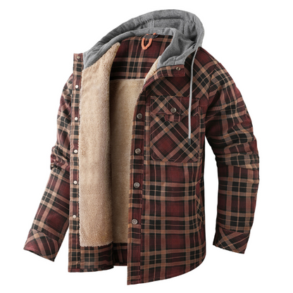 Jack Washington Hooded Lumber Jacket